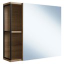Ver imagem 1 de Armario Para Banheiro 60 cm Com Espelho Preto Mell P1015 PP