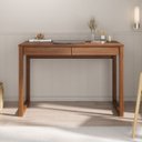 Ver imagem 4 de Mesa Escrivaninha Madeira 2 Gavetas Noah Idimex