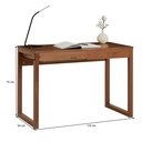 Ver imagem 6 de Mesa Escrivaninha Madeira 2 Gavetas Noah Idimex