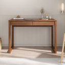 Ver imagem 3 de Mesa Escrivaninha Madeira 2 Gavetas Noah Idimex