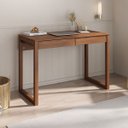 Ver imagem 1 de Mesa Escrivaninha Madeira 2 Gavetas Noah Idimex