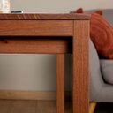 Ver imagem 6 de Mesa Escrivaninha Madeira 2 Gavetas Noah Idimex