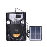 Rádio com Painel Solar Caixa de Som 1500W Power Bank 2 Lâmpadas Led Carregador USB Sd 4 Bandas Campi - 3