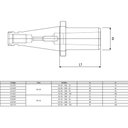Ver imagem 4 de Porta Cone Morse Modelo Iso 40 X Cm4 - 90 - Din 2080