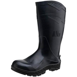 Bota PVC Cano Longo sem Bico Marluvas All Work 100AWORKCA Preto - Nº 36