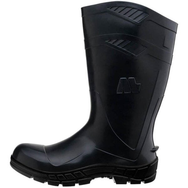 Bota PVC Cano Longo sem Bico Marluvas All Work 100AWORKCA Preto - Nº 36 - 2