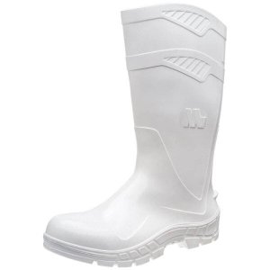 Bota PVC Cano Longo sem Bico Marluvas All Work 100AWORKCA Branco - Nº 44