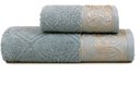 Ver imagem 3 de Toalha de Banho Imperial 5 Peças Bem Estar Azul/taupe Atlântica