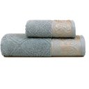 Ver imagem 3 de Toalha de Banho Imperial 5 Peças Bem Estar Azul/taupe Atlântica