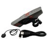 Caixa Som Mp3 Bicicleta Fm Lanterna Cartão Buzina Bluetooth - Cinza - 1