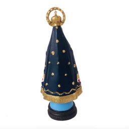 Imagem Nossa Senhora Aparecida 22cm Resina Importada - 3