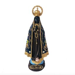 Imagem Nossa Senhora Aparecida 22cm Resina Importada - 1