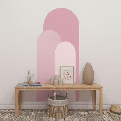 Adesivo Decorativo Arco Geométrico Boho - 140x50cm