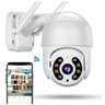 Câmera IP Wifi Gira 320° Ptz Dome Câmera Microfone e Falante - 1