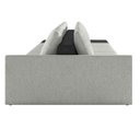 Ver imagem 3 de Sofá Ilha Modular Living com Puff 432cm Georgia Z08 Linho Cinza/preto - Mpozenato