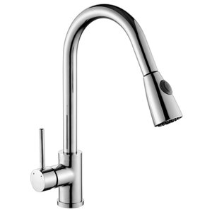 Torneira Cozinha Monocomando, 39x22x5cm -com Misturador Mx607 Cor:prata