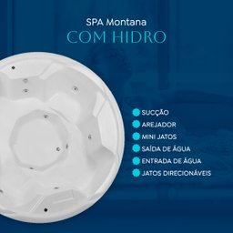Spa Redondo Montana com Hidro em Acrílico - 127v - 4