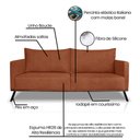 Ver imagem 4 de Sofá Atlas 2 Lugares 160cm Linho Boucle