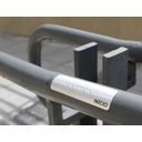 Ver imagem 5 de PLACA BRAILE CORRIMÃO ALUMÍNIO 10X3CM 1 INÍCIO E 1 FIM