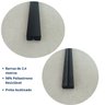 Rodameio Poliestireno Black 3466 Santa Luzia - 2,4mx03cm - 2
