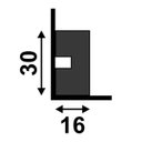 Ver imagem 3 de Rodameio Poliestireno Black 3466 Santa Luzia - 2,4mx03cm