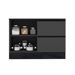 Balcão com Tampo 120cm 1 Porta 3 Gavetas Etna Poliman - 3