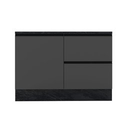 Balcão com Tampo 120cm 1 Porta 3 Gavetas Etna Poliman - 1