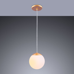 Lustre Pendente Vidro Globo Jabuticaba Balcão Cozinha Quarto Sala Chelsea1 Lâmpada E27 Bivolt:dourad - 2