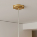Ver imagem 4 de Lustre Sala Pendente Vidro Globo Jabuticaba Cozinha Quarto Chelsea P/ 1 Lâmpada E27 Bivolt Dourado