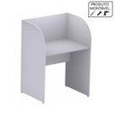 Ver imagem 4 de Baia Inicial Fechada para Atendimento 1,20×0,80×0,60m c/ Fundo – New City – Cinza – 24012