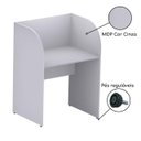 Ver imagem 3 de Baia Inicial Fechada para Atendimento 1,20×0,80×0,60m c/ Fundo – New City – Cinza – 24012