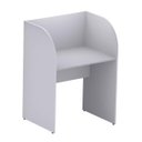 Ver imagem 4 de Baia INICIAL FECHADA para Atendimento 1,20×0,80×0,60m c/ FUNDO – New City – CINZA/CINZA – 24012