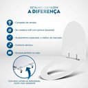 Ver imagem 5 de Assento Sanitário Laqueado Studio Bordo para Vaso Incepa