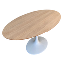 Ver imagem 2 de Mesa de Jantar Tulipa Saarinen 160x90cm Base Branca Tampo Jade Modelar Art Moveis