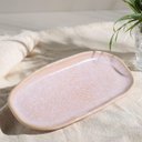 Ver imagem 4 de CONJUNTO C/ 4 TRAVESSAS OVAL RASA PEQUENA ORGÂNICO LITCHI 23x11 CM