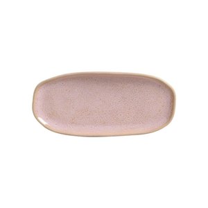 CONJUNTO C/ 4 TRAVESSAS OVAL RASA PEQUENA ORGÂNICO LITCHI 23x11 CM