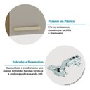 Ver imagem 4 de Armário Aéreo 40cm 1 Porta Isis Luciane Móveis Avelã-mocca Laca