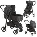 Ver imagem 3 de Carrinho de Bebe Galzerano Olympus com Bebe Conforto New Black