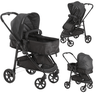 Carrinho de Bebe Galzerano Olympus com Bebe Conforto New Black - 3