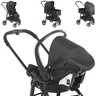 Carrinho de Bebe Galzerano Olympus com Bebe Conforto New Black - 4