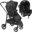 Ver imagem 1 de Carrinho de Bebe Galzerano Olympus com Bebe Conforto New Black