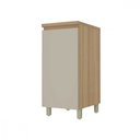 Ver imagem 1 de Balcão 1 Porta Nesher Rainha 40cm 100% MDF Nature-Greige
