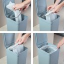 Ver imagem 5 de Lixeira com Pedal Trium 30 L Branco ou