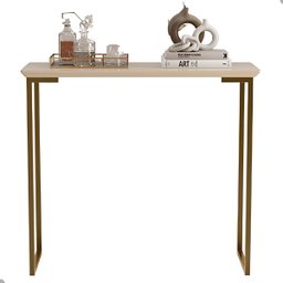 Aparador de Sala Roma Industrial:off-white e Dourado - 1