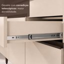 Ver imagem 5 de Balcão de Cozinha Gabinete Pia 150cm 3 Portas 1 Gaveta Milano Multimóveis MP2387 - Vanilla