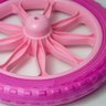 RODA ARO 12 - ARO PP / PNEU EVA - DIVERSAS CORES - ARO FLOR ROSA CLARO/PNEU ROSA PINK - 2