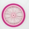 RODA ARO 12 - ARO PP / PNEU EVA - DIVERSAS CORES - ARO RACING ROSA CLARO/PNEU ROSA PINK - 1