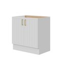 Ver imagem 2 de Balcão Planejado 2 Portas 80cm sem Tampo Marselha CabeCasa MadeiraOriginals Branco