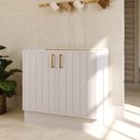Ver imagem 1 de Balcão Planejado 2 Portas 80cm sem Tampo Marselha CabeCasa MadeiraOriginals Branco