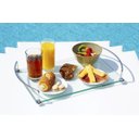 Ver imagem 3 de Bandeja para café da manhã em vidro incolor 8mm temperado 40cmx26cm Aquabox